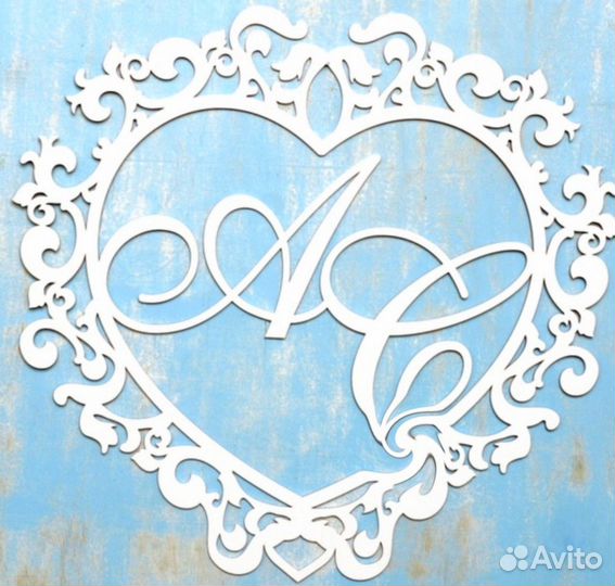 Монограмма на свадьбу (под заказ)