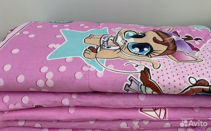 Одеяло детское в кроватку 110/140