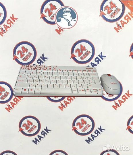 Клавиатура и мышь Logitech MK240 Nano