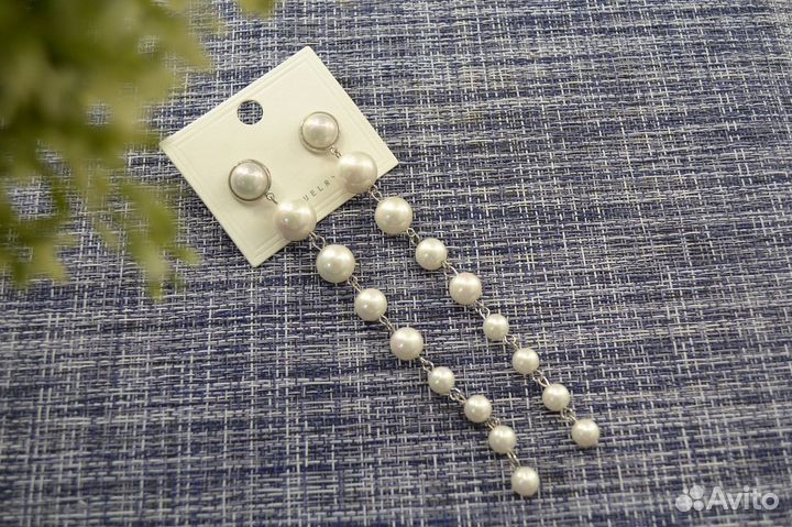 Серьги Жемчуг
