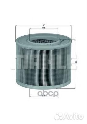 Фильтр возд.saab 9-5 LX986 Mahle/Knecht
