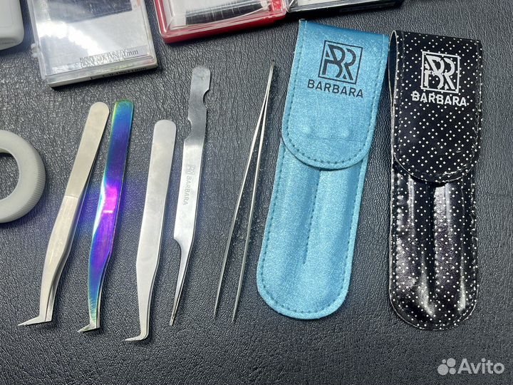 Материалы для наращивания ресниц, бровиста