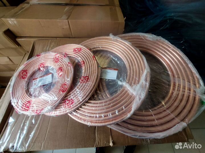 Труба Медная для кондиционеров 1/4 3/8 1/2 3/4 5/8