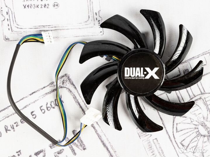 Вентилятор для видеокарты Sapphire R9 85mm