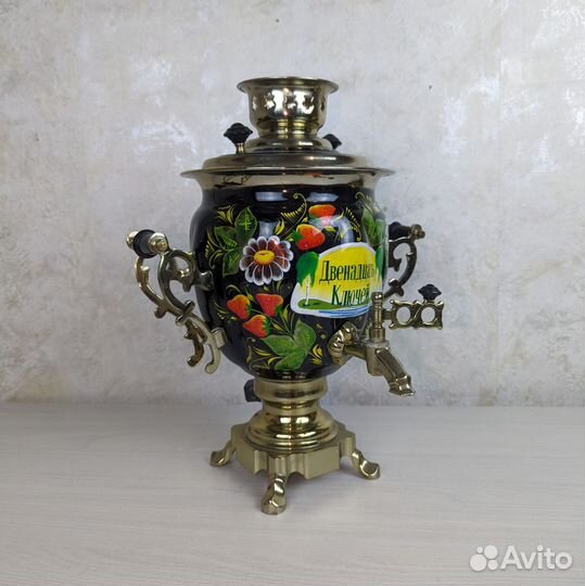 Самовар электрический Расписной 3л рабочий электро