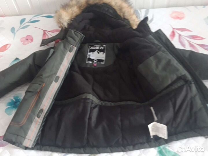 Куртка зим. для мальчика Gusti 98,б.у
