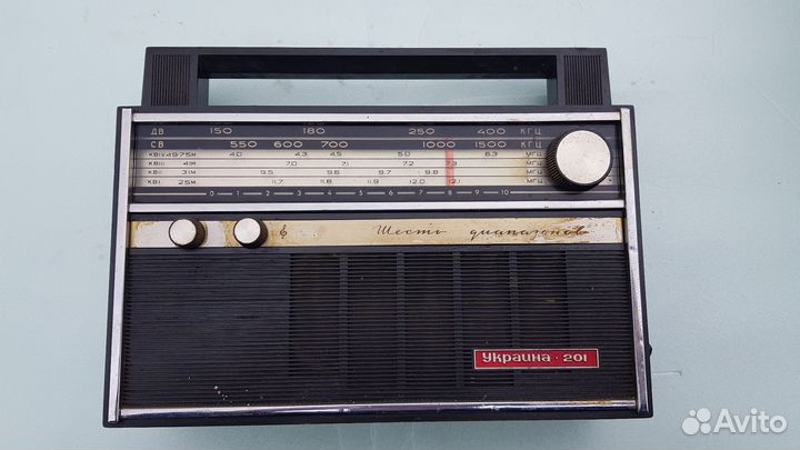 Радиоприемник СССР Украина 201 и VEF 202