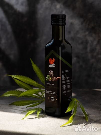 Конопляное масло высшего сорта 2024 г