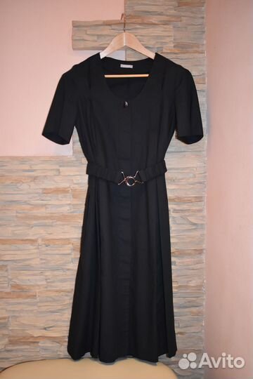 12 storeez платье миди черное