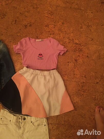 Детские вещи пакетом для девочки 128