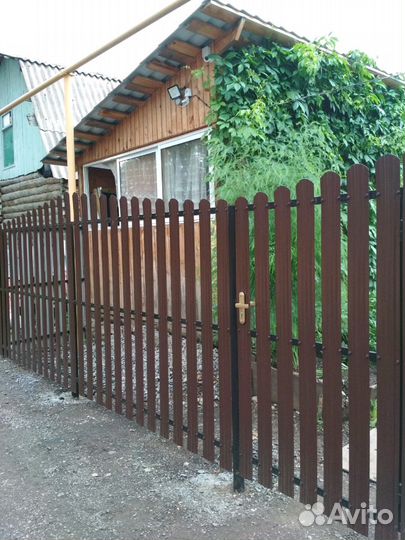 Заборы, ворота из профнастила, металлоконструкции