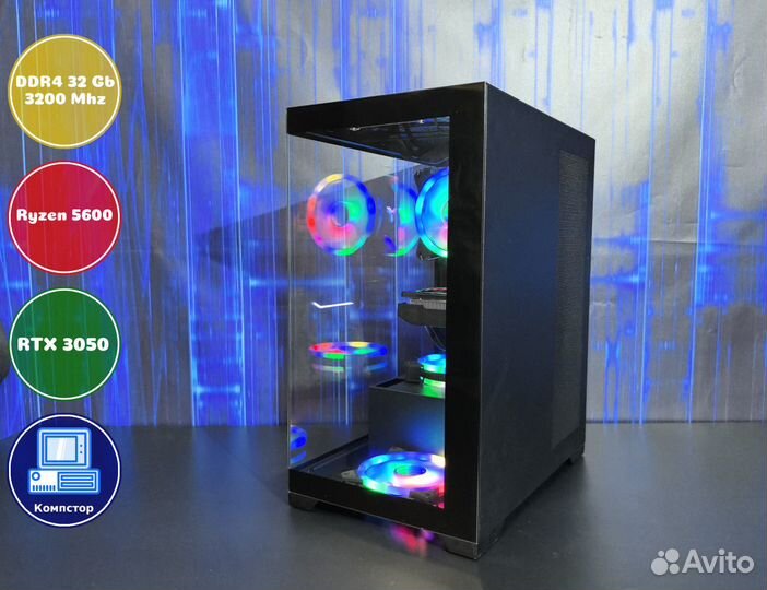 Игровая система AMD5600-RTX3050-32DDR4-DNL5480-A520