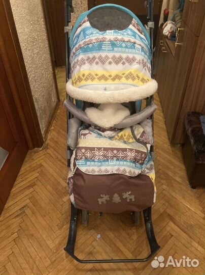 Санки коляска ника 7 8