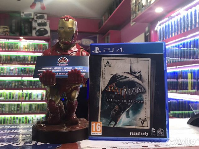 Диск PS4 Batman: Return To Arkham (Б/У) RUS SUB