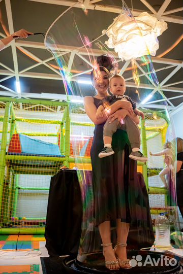 Шоу мыльных пузырей «баблс» на детский праздник