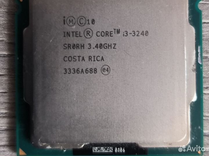 Процессор intel core i3 3240
