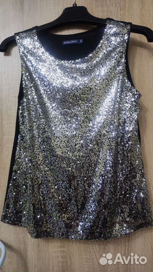 Блузка/майка в пайетках