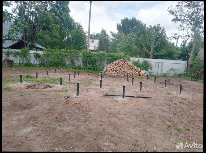 Сваи для дома, крепкие,гарантия