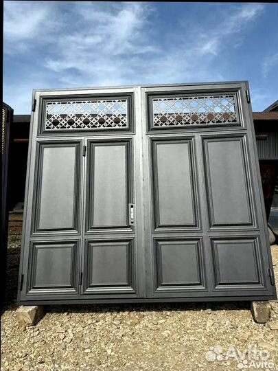 Ворота с узорами