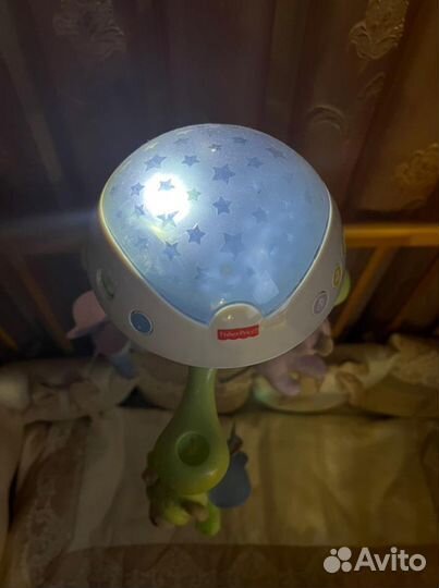 Мобиль на кроватку fisher price с проектором