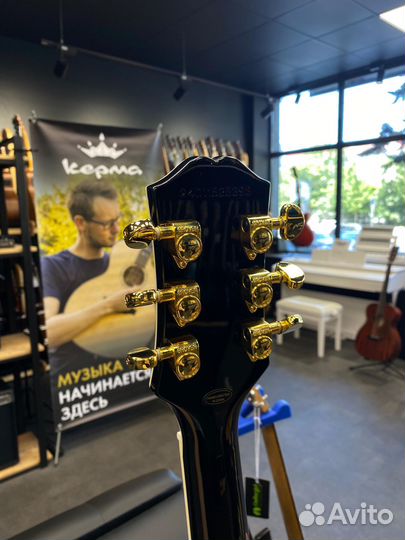 Epiphone Les Paul Custom Ebony электрогитара