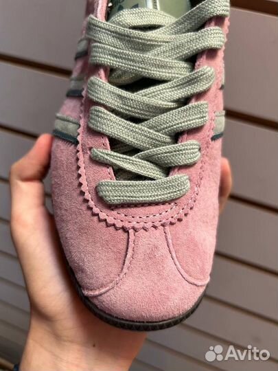 Adidas Malmo Spezial Pink/Green Кроссовки Оригинал