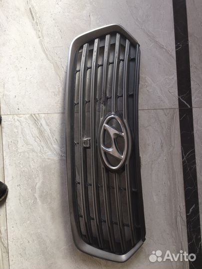 Решетка радиатора hyundai grant santafe
