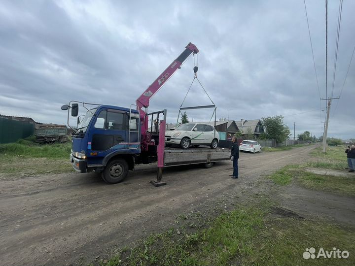 Кран борт манипулятор, эвакуатор