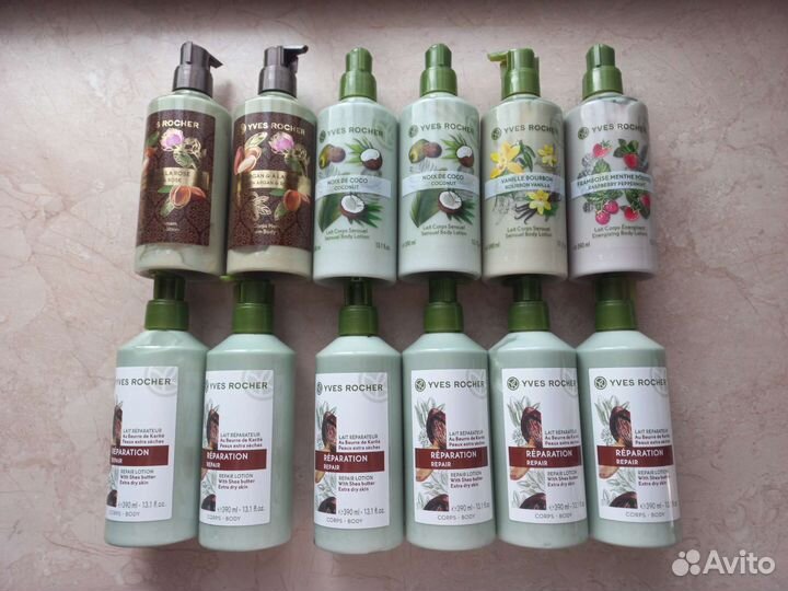Гели для душа Ив Роше,молочко,Жидкое мыло