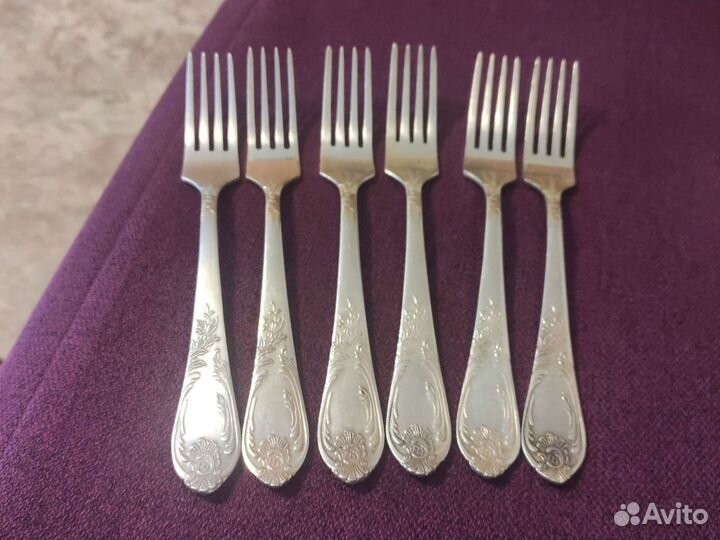 Мельхиоровые ложки и вилки