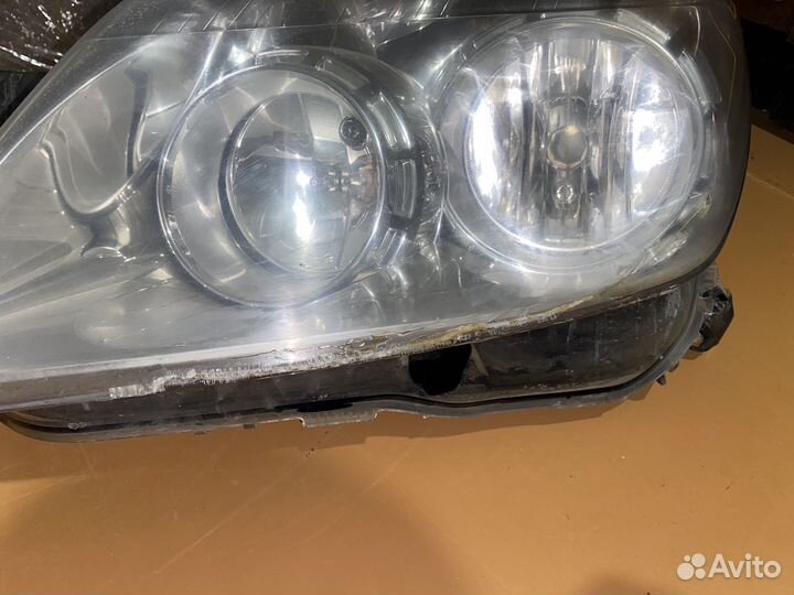 Левая фара Opel Astra H