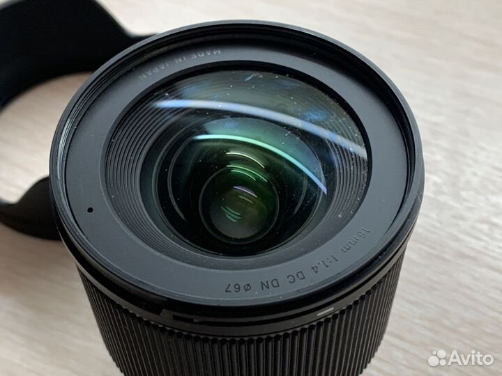 Объектив Sigma 16mm sony e mount