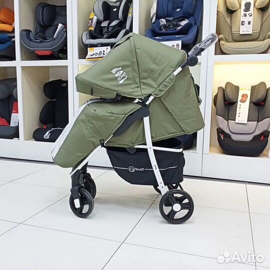 Коляска прогулочная Rant Kira mobile оливковый