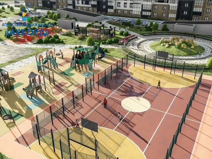 2-к. квартира, 55,1 м², 3/17 эт.