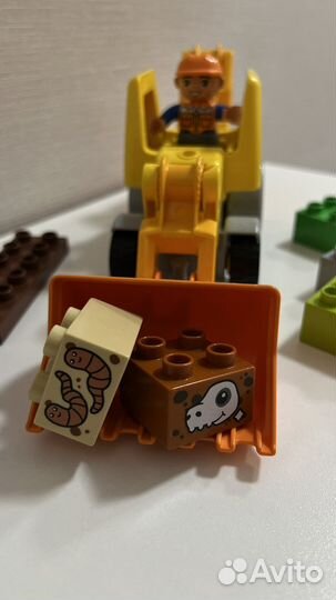 Конструктор Lego duplo экскаватор-погрузчик