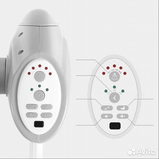 Электрокачель Baby Swing 2в1 (коричневый)