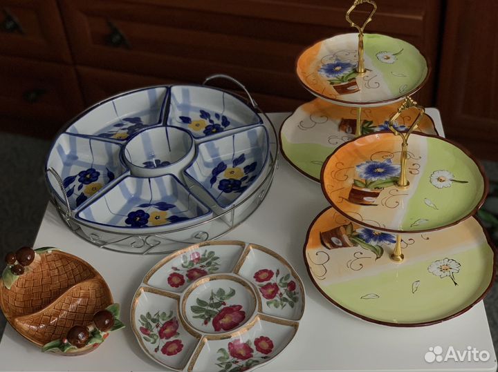 Посуда - менажницы, конфетницы-фруктовницы