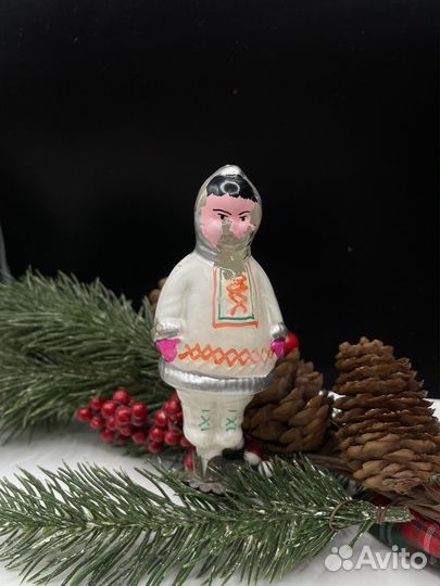 Елочная игрушка СССР Якут Ненец Чукча (1.Сзр)