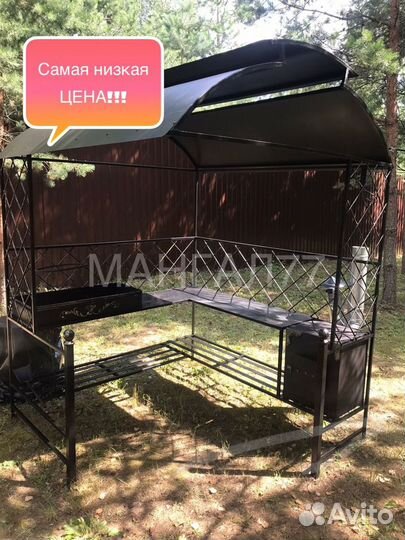 Беседка с мангалом