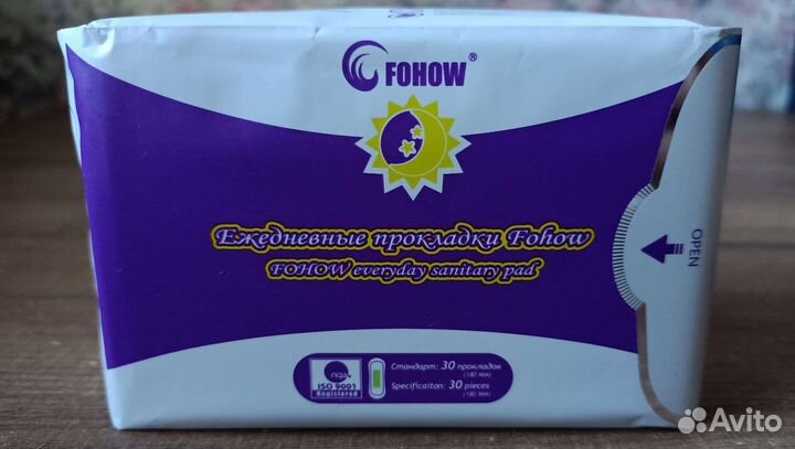 Прокладки дневные/ночные/ежедневные fohow