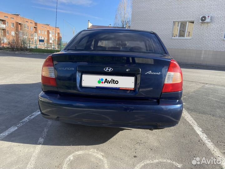 Hyundai Accent 1.5 МТ, 2007, 140 000 км