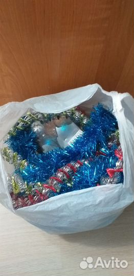 Новогодние украшения пакетом