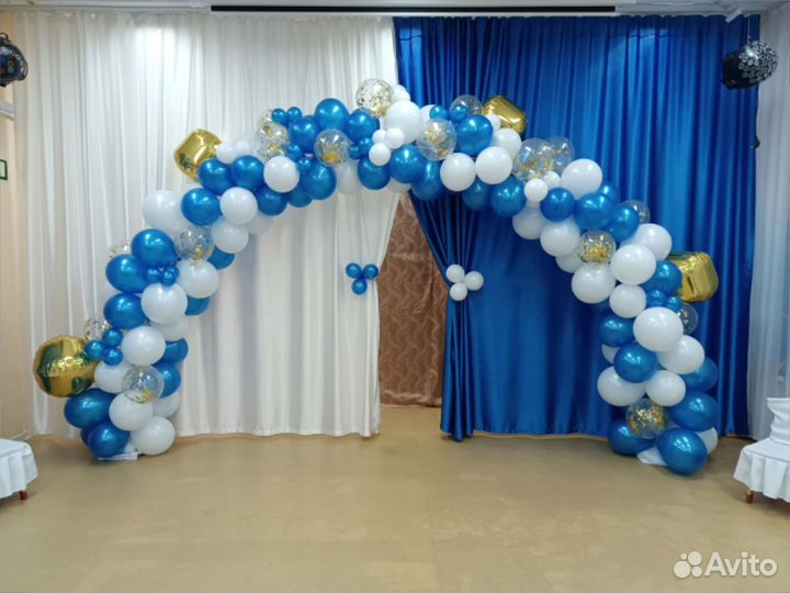 Гирлянда и арки из воздушных шаров