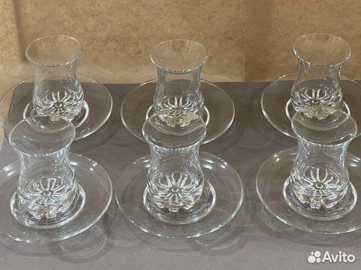 Чайная посуда для турецкого чая. Новый Pasabahce