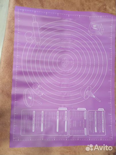 Коврик для раскатки теста