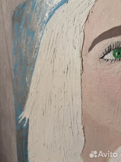 Картина текстурной пастой 40 на 50 см 