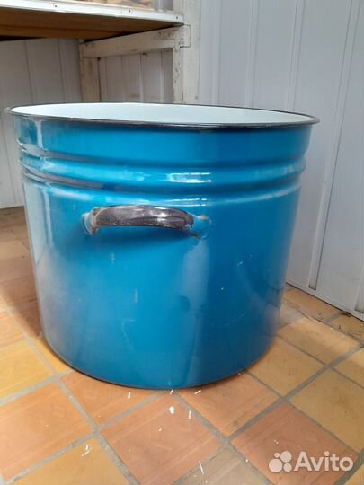 Кастрюля эмалированная 40 литров