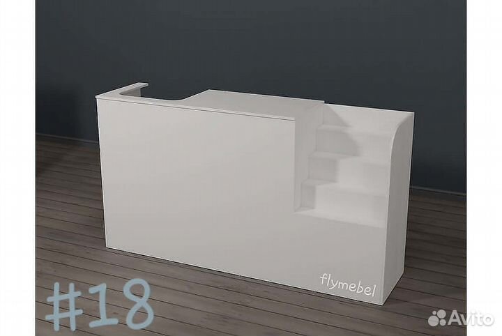 Ресепшн с витриной прилавок