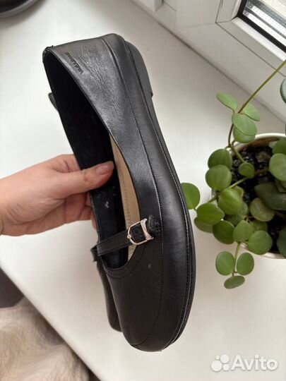 Балетки кожаные Vagabond женские черные 40