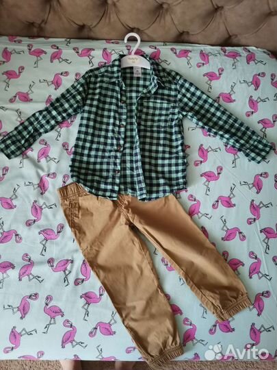 Костюм рубашка+брюки (тонкие) Carter's 3T